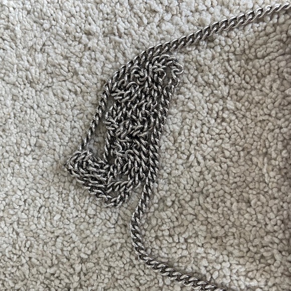 Like New Velvet Super Mini Dionysus Shoulder Bag Fuchsia - Picture 14 of 15